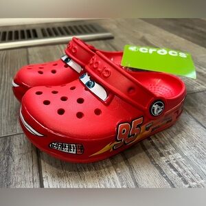 Lightning McQueen Light Up Crocs Size 10c
